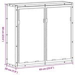vidaXL Armoire à miroir de salle de bain chêne sonoma bois ingénierie