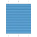 vidaXL Store plissé bleu 110x100 cm largeur du tissu 109 4cm polyester