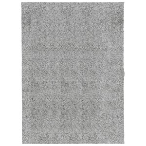vidaXL Tapis shaggy PAMPLONA poils longs moderne gris 140x200 cm