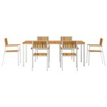 vidaXL Ensemble de salle à manger pour jardin 7 Pièces