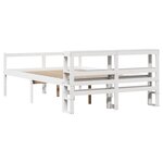 vidaXL Lit pour personne âgée et tête de lit 160x200cm bois pin massif
