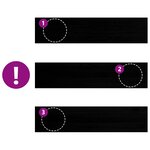 vidaXL Marches d'escalier 4 Pièces marron foncé 110x25x2 cm chêne massif