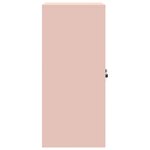 vidaXL Armoire de rangement Rose 60 x 40 x 90 cm Acier