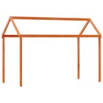 vidaXL Lit superposé sans matelas cire marron 90x200 cm pin massif