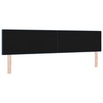 Headboard LED vidaXL Boutonné Bleu 100 cm en Tissu