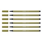 Feutre de Dessin Pointe Moyenne Pen 68 Vert épinard x 6 STABILO