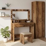 vidaXL Table de Toilette Bois ancien 100 x 41 x 135 cm