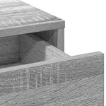 Buffet vidaXL Gris Sonoma 40x41x75 cm en Bois d'ingénierie
