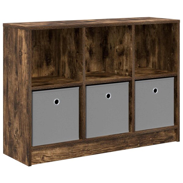 vidaXL Buffet Chêne fumé 88 5 x 27 5 x 63 5 cm