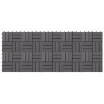 vidaXL Carreaux de terrasse 10Pièces Délavage gris 30x30 cm Acacia solide