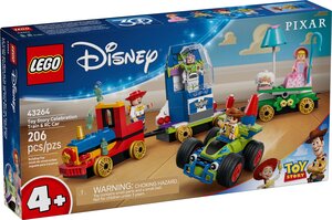 LEGO Disney - Set de Construction Le Train en Fête et Voiture RC Toy Story - 43264