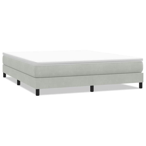 vidaXL Sommier à lattes de lit sans matelas 180x210 cm velours