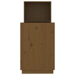 vidaXL Bureau Marron miel 110x53x117 cm Bois massif de pin