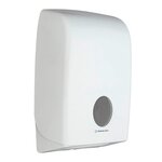 Distributeur d'essuie-mains pliés Aquarius™, 265 x 136 x 399 mm, blanc
