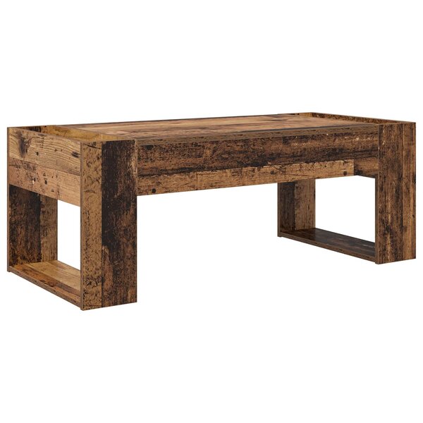 vidaXL Table basse Bois ancien 110 x 50 x 41 cm Bois d'ingénierie