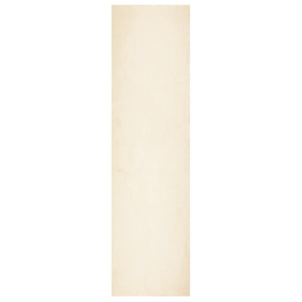vidaXL Tapis doux à poils moyens et lavable HUARTE Crème 80 x 300 cm