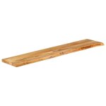 vidaXL Dessus de table à bord vivant 140x40x3 8cm bois massif manguier