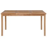 vidaXL Table de jardin 150x90x77 cm Bois de teck solide