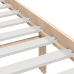vidaXL Cadre de lit Bois de pin massif 90x200 cm
