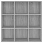vidaXL Armoire à livres sonoma gris 98x29x97 5 cm