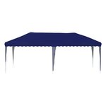 vidaXL Tente de fête pop-up 575 x 290 x 245 cm Bleu