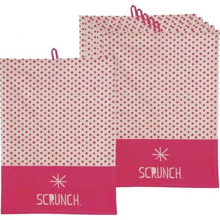 Torchon de cuisine en coton scrunch (lot de 6)