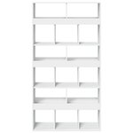 vidaXL Bibliothèque blanc 100x33x187 5 cm bois d'ingénierie