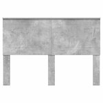 vidaXL Tête de lit Gris béton 150 cm Bois d'ingénierie