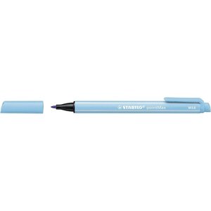 Stylo feutre pointMax pointe moyenne 0.8mm bleu azur x 10 STABILO