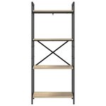 vidaXL Étagère Chêne Sonoma 56 x 34 x 133 5 cm Bois d'ingénierie