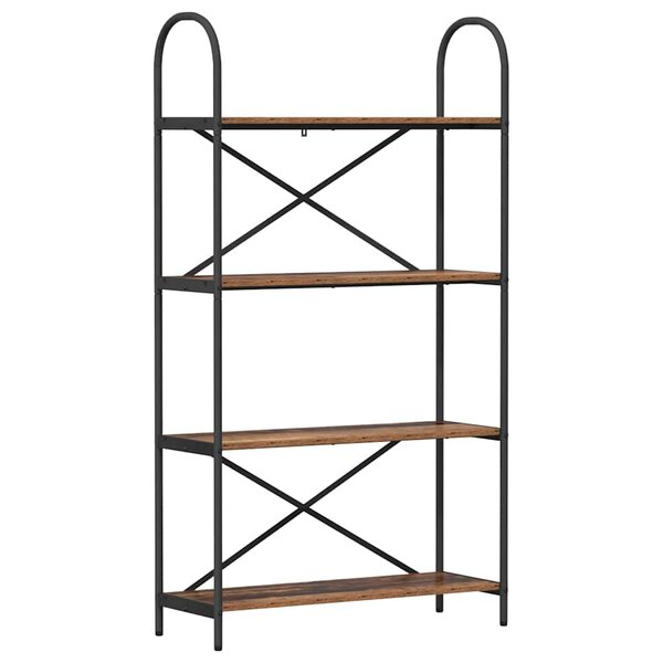 vidaXL Étagère Bois ancien 80 x 30 x 146 cm Bois d'ingénierie