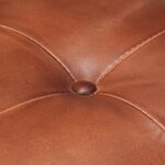 vidaXL Chaises à manger cantilever lot de 4 marron cuir véritable