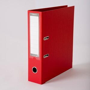 Lot de 100 classeurs a4 class'hic rouge haut de gamme - dos 8 cm - marque enveloppebulle