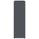 vidaXL Porte-parapluie Anthracite 15 5 x 15 5 x 49 cm Acier