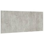 vidaXL Tête de lit Gris béton 200x1 5x80 cm Bois d'ingénierie