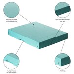 Purebox Pastel A4 40mm - Bleu - X 5 - Falken