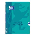 Cahier TP OPENFLEX A4 40 p Seyès 90g + 40 p unies 120g coloris aléatoire OXFORD