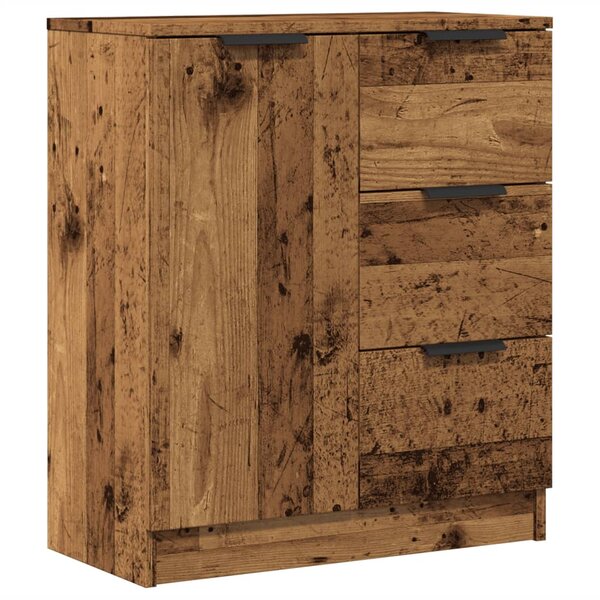 vidaXL Buffet vieux bois 60x30x70 cm bois d'ingénierie