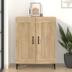 vidaXL Buffet Chêne sonoma 69 5x34x90 cm Bois d'ingénierie