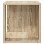 vidaXL Tables d'appoint 33 x 33 x 34 cm Engineered wood Chêne Sonoma