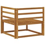 vidaXL Canapé d'angle extérieur Naturel 83 x 83 x 73 cm