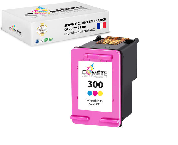 1 cartouche compatible hp 300 couleurs