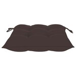 vidaXL Chaises de jardin avec coussins lot de 4 Bois d'acacia massif