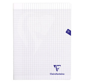Cahier MIMESYS Piqué Polypro 24 x 32 cm 96 pages 90g Séyès Incolore CLAIREFONTAINE