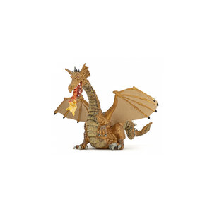 39095 Dragon d'Or avec Flamme - Le Gardien Légendaire du Château