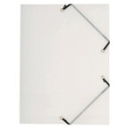 Chemise PP 3Rabat + élas.A4 CRYSTAL CLEAR EXACOMPTA