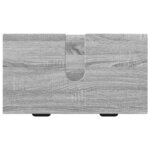 vidaXL Ensemble de mobilier de salle de bain 3 Pièces Sonoma gris