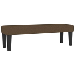 Banc banquette 100 x 30 x 30 cm tissu marron foncé 02_0010550