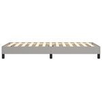 vidaXL Cadre de lit sans matelas gris clair 90x200 cm tissu