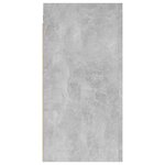 vidaXL Meuble TV Gris béton 30 5x30x60 cm Bois d’ingénierie